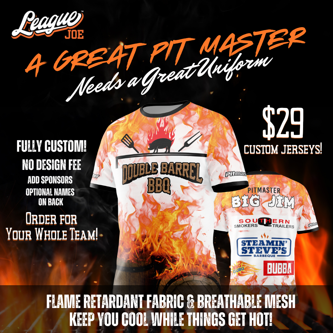 BBQ Custom Jerseys for Competitions and BBQ Teams